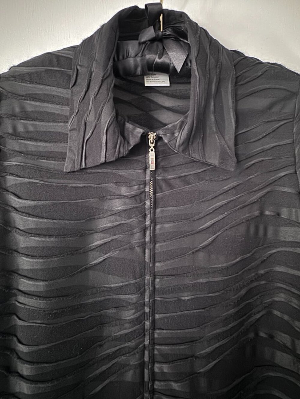 Misook Textured Knit Jacket,Elegant Designer Piece, Size XS, Excellent Condition - Picture 3 of 6